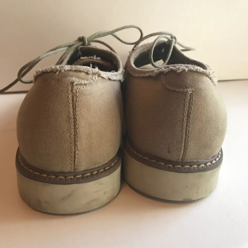 Men's Bass Buck Oxfords Size 11.5 In Tan